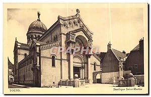 Bild des Verkufers fr Carte Postale Ancienne Tours Basilique Saint Martin zum Verkauf von CPAPHIL