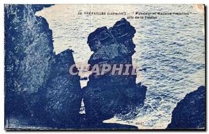 Carte Postale Ancienne Prefailles Monsieur et Madame Prefailles prise de la Falaise