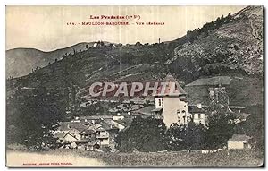 Carte Postale Ancienne Les Pyrenees Mauleon Barousse vue générale