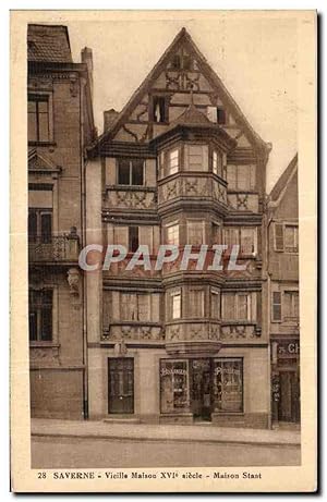 Imagen del vendedor de Carte Postale Ancienne Saverne Vieille Xv Maison Staat a la venta por CPAPHIL