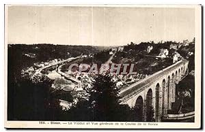 Seller image for Carte Postale Ancienne Dinan Le Viaduc et vue générale de la Coulee de la Rance for sale by CPAPHIL