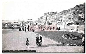 Bild des Verkufers fr Carte Postale Ancienne Boulogne Sur Mer Quai Sainte Beuve zum Verkauf von CPAPHIL