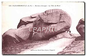Bild des Verkufers fr Carte Postale Ancienne Ploumanac h Rochers etranges La Tete de Mort zum Verkauf von CPAPHIL
