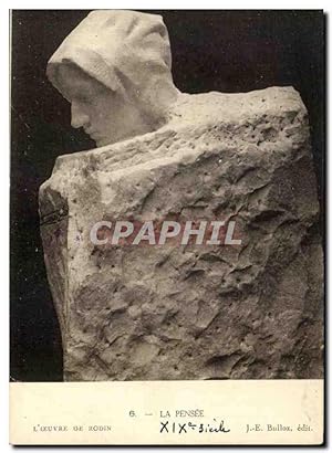Immagine del venditore per Carte Postale Ancienne La Pensee L'oeuvre De Rodin venduto da CPAPHIL