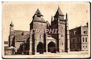 Carte Postale Ancienne Saint Brieuc La Cathédrale