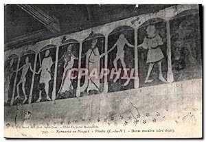 Bild des Verkufers fr Carte Postale Ancienne Kermaria en Nisquit Plouha Danse macabre zum Verkauf von CPAPHIL
