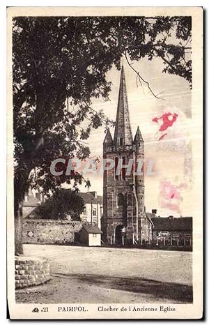 Carte Postale Ancienne Paimpol Clocher de l Ancienne Eglise