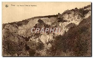 Carte Postale Ancienne Freyr Les Rochers (Tete de Napoleon)