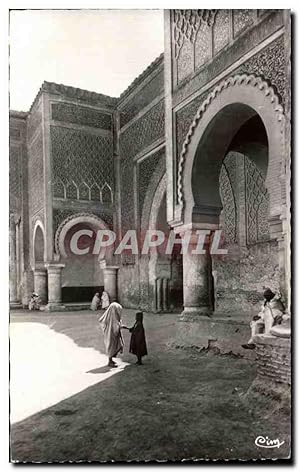 Bild des Verkufers fr Carte Postale Ancienne Meknes (Maroc) Porte Bab Mansour zum Verkauf von CPAPHIL