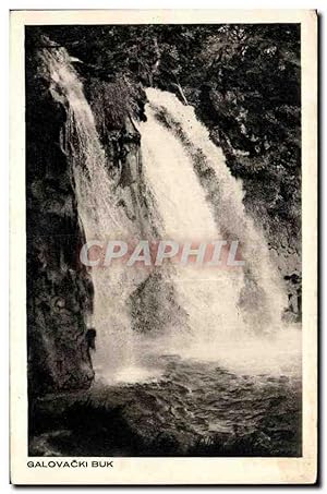 Bild des Verkufers fr Carte Postale Ancienne les lacs de Plitvice Croatie croatia zum Verkauf von CPAPHIL