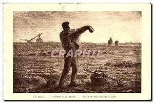 Seller image for Carte Postale Ancienne Millet L'Homme A La Veste he Man And The Waistcoat for sale by CPAPHIL