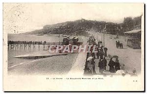 Carte Postale Ancienne Le Havre Le Boulevard Maritime Et La Heve