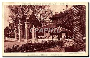Carte Postale Ancienne Exposition coloniale internationale Paris 1931 Section De L'Indochine Pavi...