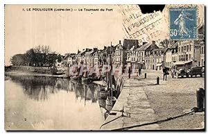Carte Postale Ancienne Le Pouliguen (Loire Inf) Le Tournant du port