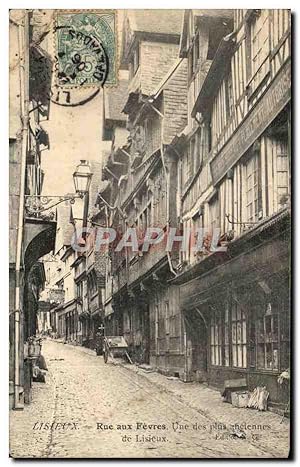 Image du vendeur pour Carte Postale Ancienne Lisieux Rue aux Fevres Une des plus aneiennes de Lisieux mis en vente par CPAPHIL