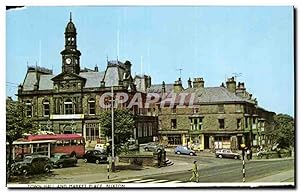 Carte Postale Ancienne Town Hall And Market Place Buxton
