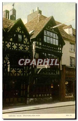 Carte Postale Ancienne Harvard House Stratford Upon Avon