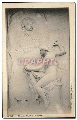 Seller image for Carte Postale Ancienne Rouen Monument Gustave Flaubert for sale by CPAPHIL