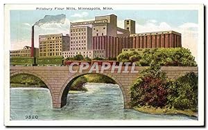 Carte Postale Ancienne Pillsbury Flour Mills Minneapolis Minn