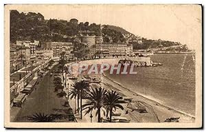 Carte Postale Ancienne Nice Les Ponchettes le Château et le Mont Boron