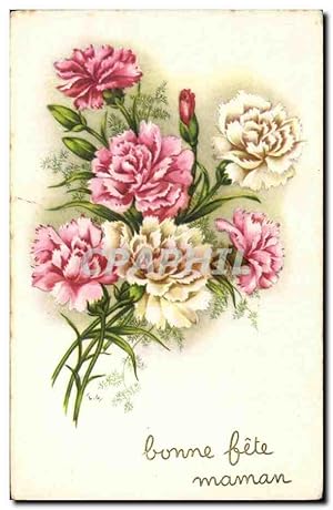 Image du vendeur pour Carte Postale Ancienne Fantaisie Fleurs Flowers Bonne fte Maman mis en vente par CPAPHIL