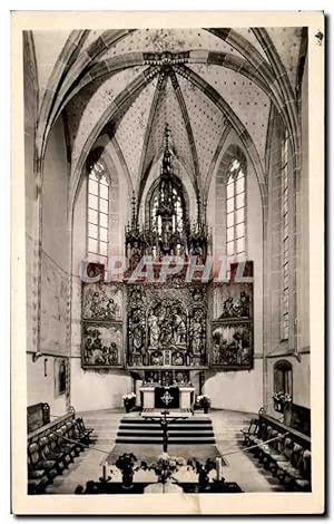 Carte Postale Semi Moderne EV Stadkirche Besigheim Hochaltar v Christoph v Ur cus dem Jahre 1510