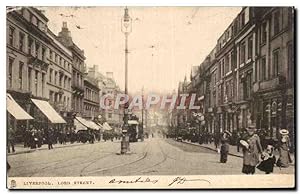 Bild des Verkufers fr Carte Postale Ancienne Liverpool Lord Street zum Verkauf von CPAPHIL
