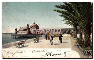 Carte Postale Ancienne La Jetée Promenade et la Promenade des Anglais Nice