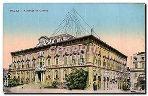 Bild des Verkufers fr Carte Postale Ancienne Malta Auberge de Castle zum Verkauf von CPAPHIL