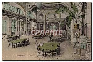 Carte Postale Ancienne Ostende Intérieur du Kursaal