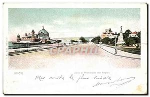 Carte Postale Ancienne Nice Jetée et Promenade des Anglais