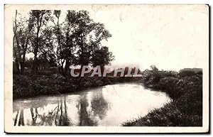 Carte Postale Ancienne Chauny Les Bords de l'Oise