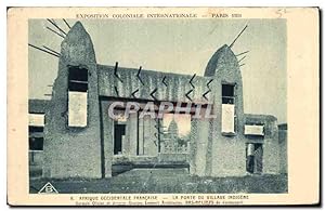 Carte Postale Ancienne Exposition Coloniale Internationale Paris Afrique Occidentale française