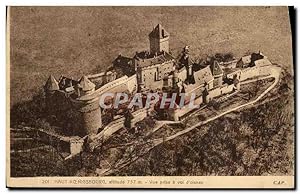 Bild des Verkufers fr Carte Postale Ancienne Haut Koenigsbourg vue prise a vol d'oiseau zum Verkauf von CPAPHIL