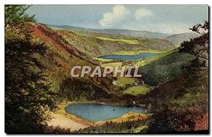 Carte Postale Ancienne Env de Gerardmer La Vallée des Lacs