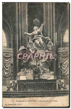 Carte Postale Ancienne Cathédrale de Chartres L Assomption per Bridan