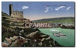 Imagen del vendedor de Carte Postale Ancienne Bingen min Ruine Ebrenfels a la venta por CPAPHIL