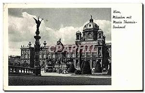 Bild des Verkufers fr Carte Postale Ancienne Wien Museum mit Maria Theresia Denkmal zum Verkauf von CPAPHIL