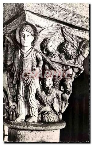 Imagen del vendedor de Carte Postale Ancienne Saint Nectaire Chapiteau de I Apocalypse L Ange Justieire et ses Elus a la venta por CPAPHIL