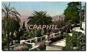 Bild des Verkufers fr Carte Postale Ancienne Le Cite Des Fleurs Grasse vue Prise du Jardin du Park Palace zum Verkauf von CPAPHIL