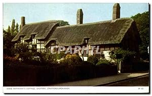 Carte Postale Ancienne Anne Hathaways Cottage Shottery Stratford Upon Avon