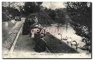 Imagen del vendedor de Reproduction Paris Parc Montsouris Les cygnes swan a la venta por CPAPHIL