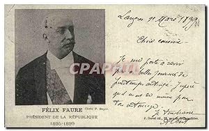Reproduction Felix Faure President De La Republique 1895 1899