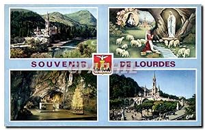 Seller image for Carte Postale Ancienne Souvenir De Lourdes for sale by CPAPHIL