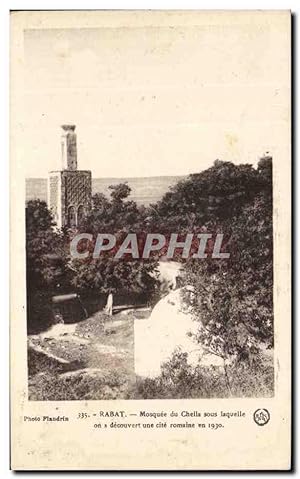 Image du vendeur pour Carte Postale Ancienne Rabat Mosquee du Chella sous laquelle on a decouvert une cite romaine en 1930 mis en vente par CPAPHIL