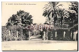 Seller image for Carte Postale Ancienne Alger Entre Palals d Ete du Gouverneur for sale by CPAPHIL