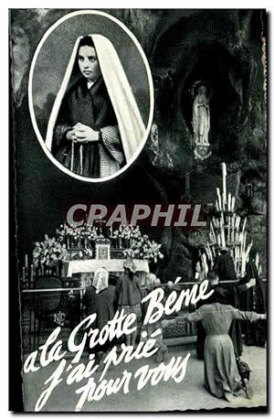 Seller image for Carte Postale Ancienne Lourdes Souvenir de Lourdes Memento of Lourdes for sale by CPAPHIL