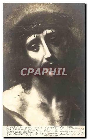 Bild des Verkufers fr Carte Postale Ancienne Carlo Dolci Ecce Homo Christ zum Verkauf von CPAPHIL