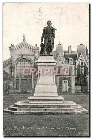 Imagen del vendedor de Carte Postale Ancienne Angers La Statue de David d'Angers a la venta por CPAPHIL