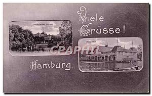 Carte Postale Ancienne Viele Grusse Hamburg